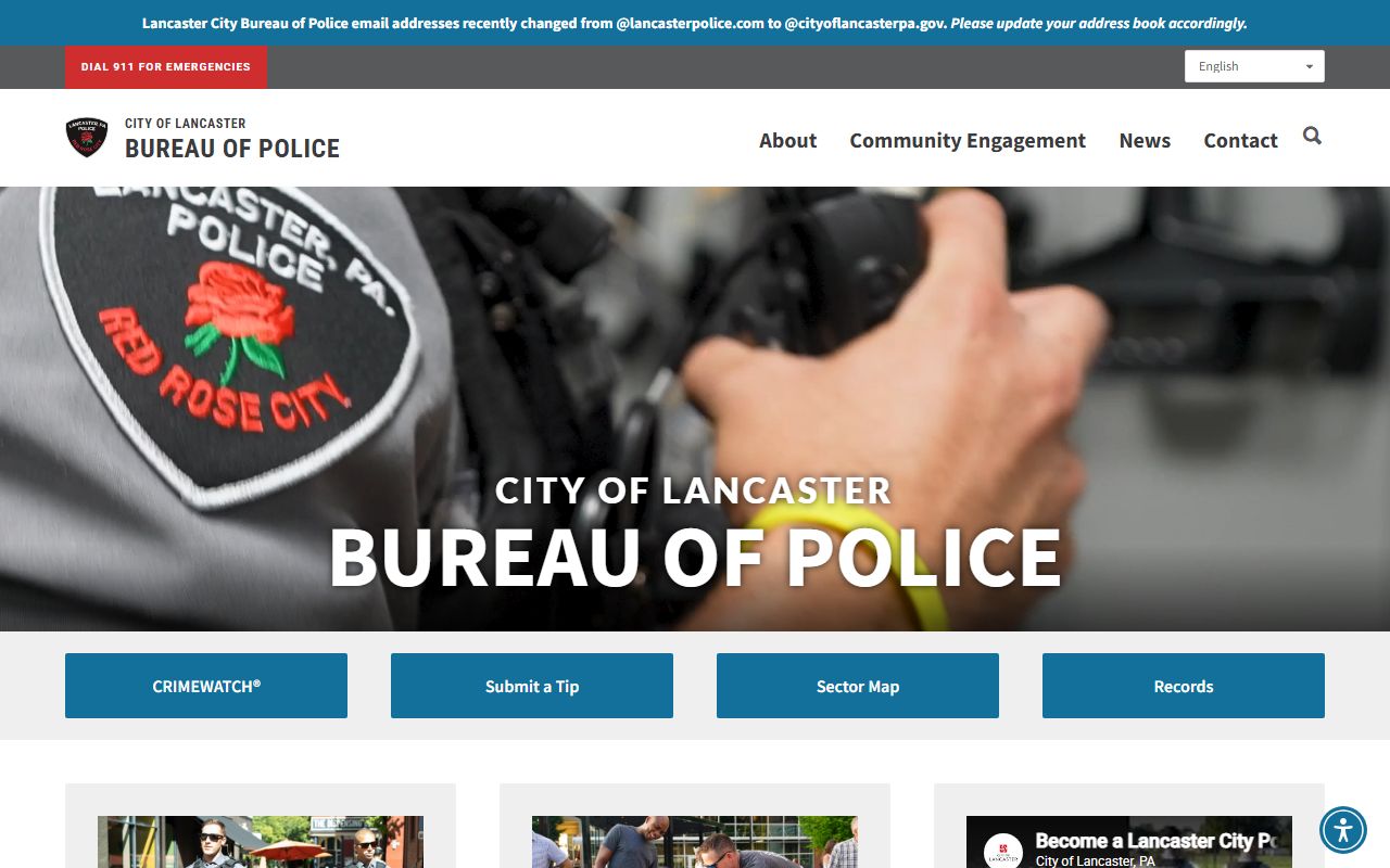 Lancaster inmate population police department website