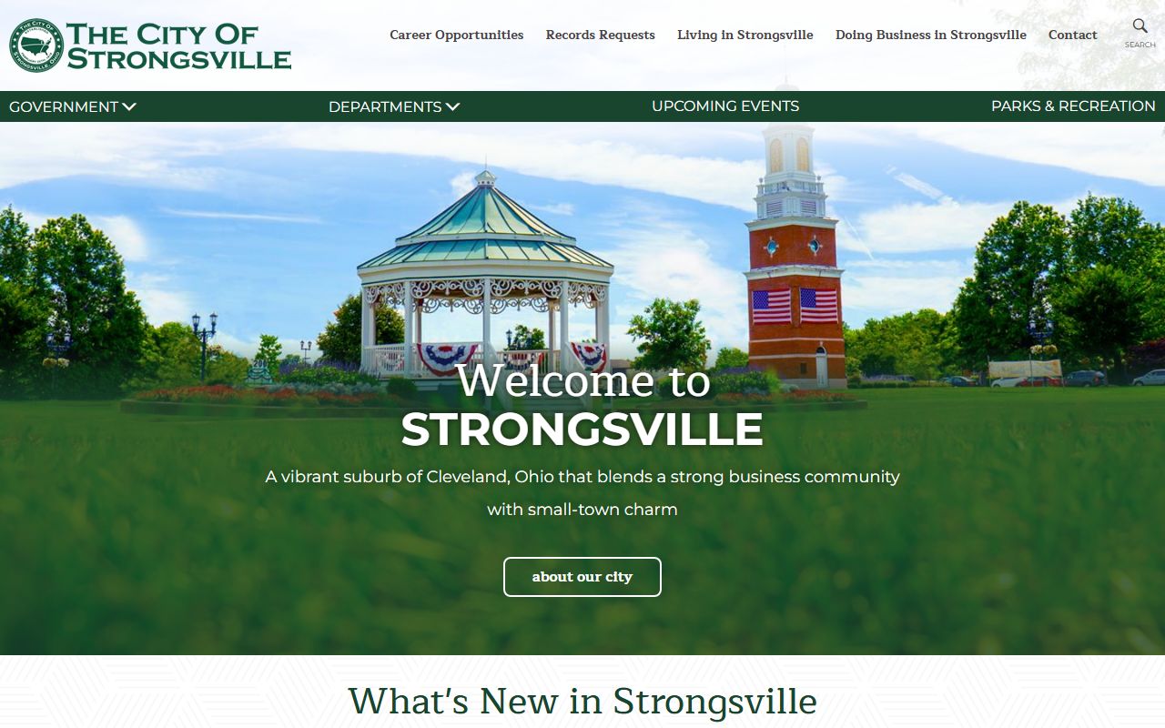 Strongsville inmate population city official website