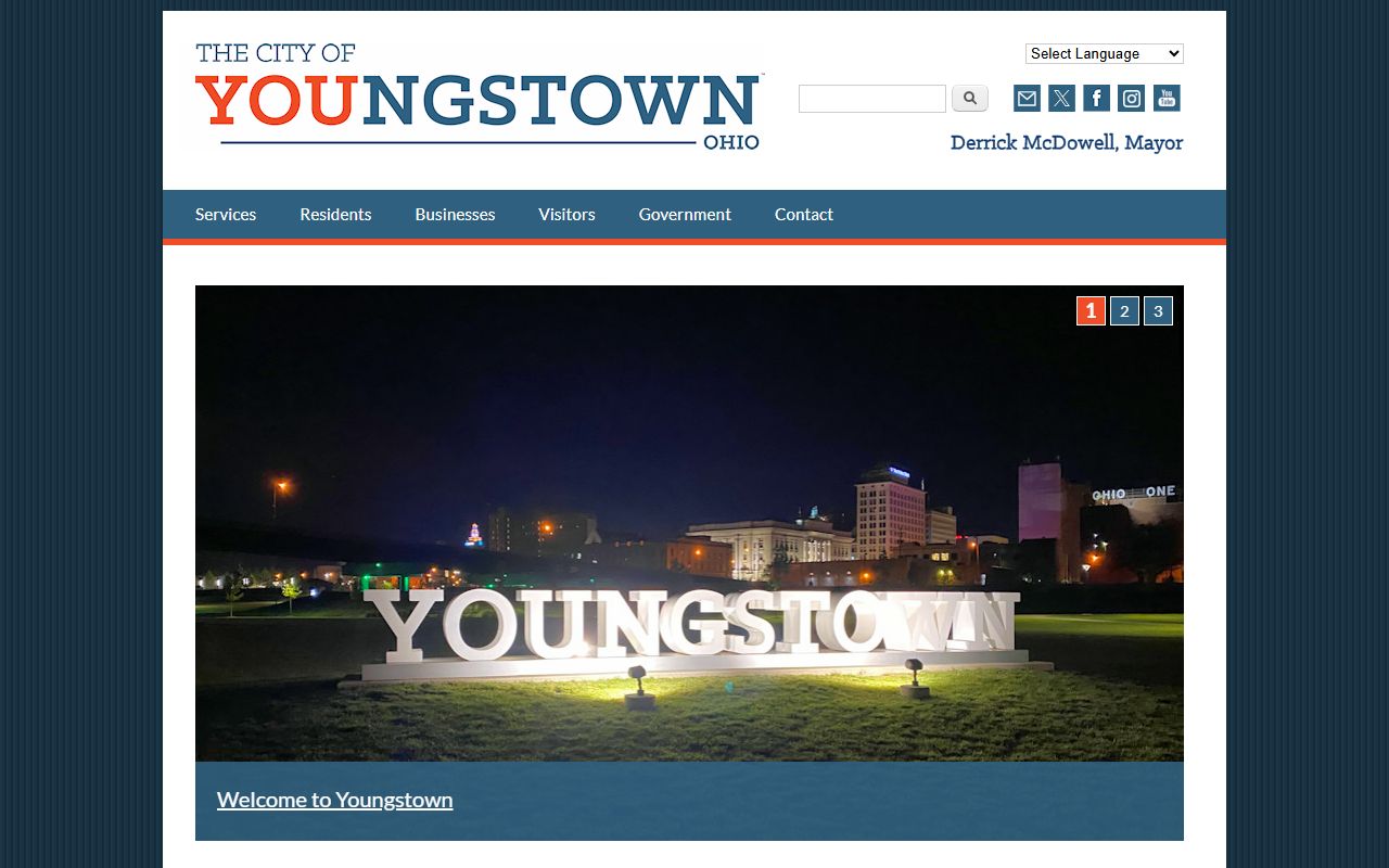 Youngstown inmate population official city website