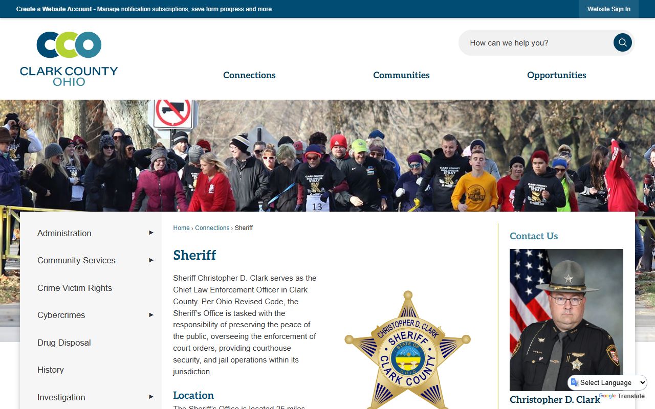 Clark County inmate population sheriff website