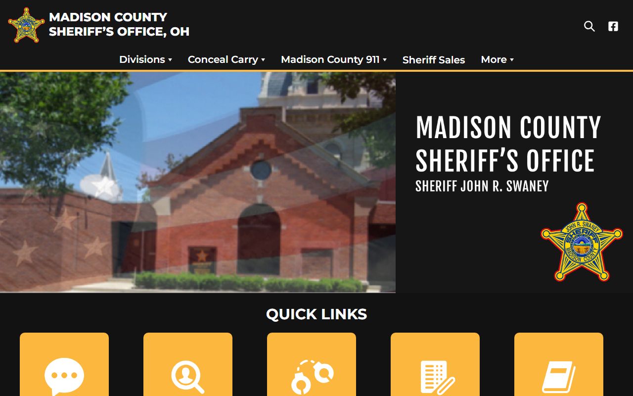 Madison County inmate population sheriff website