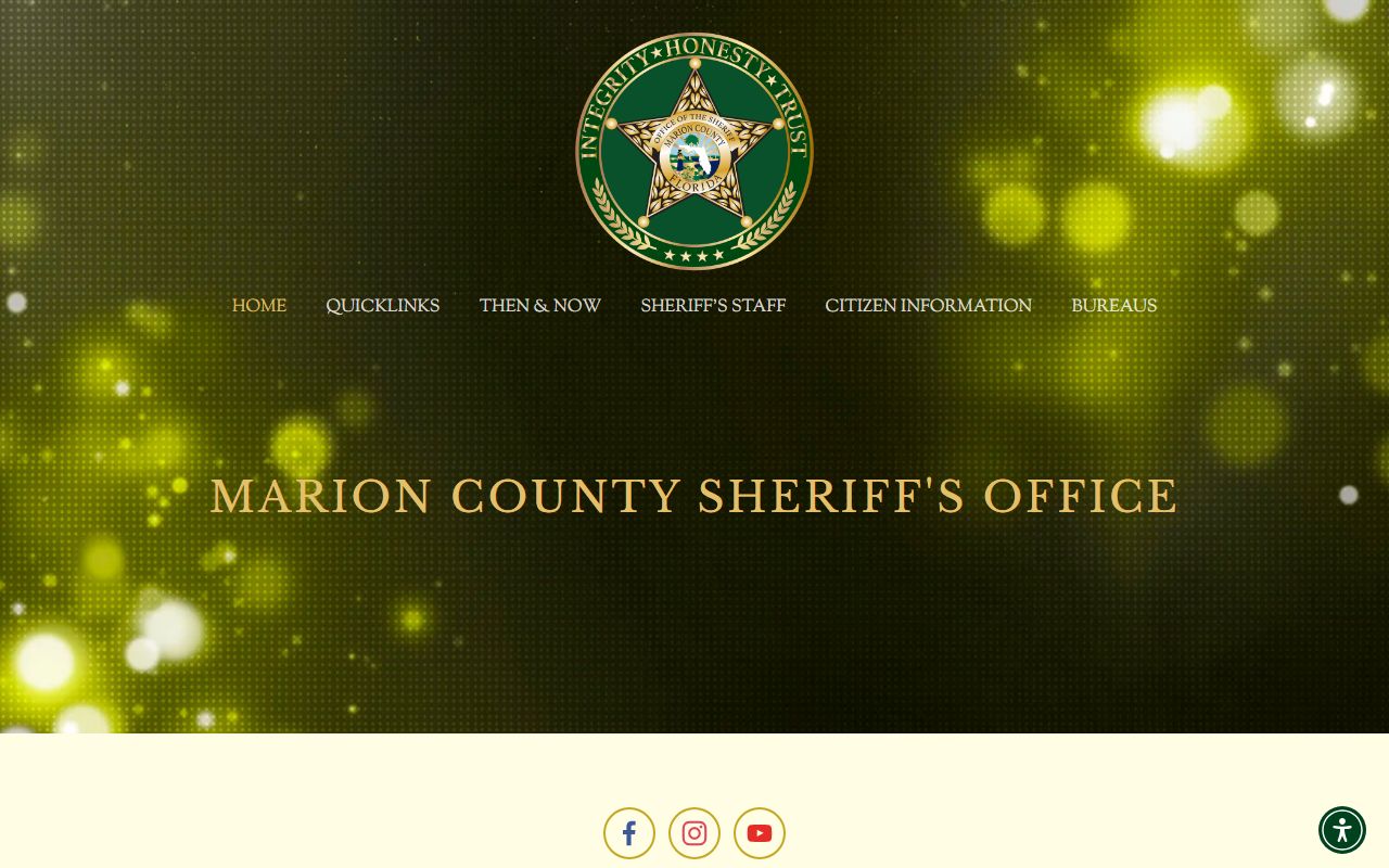 Marion County inmate population sheriff office website