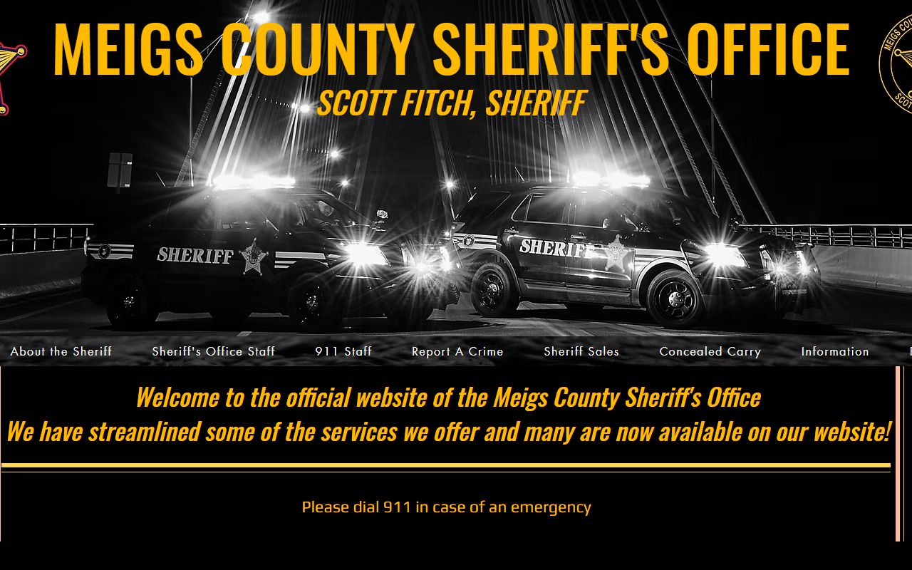 Meigs County inmate population sheriff website