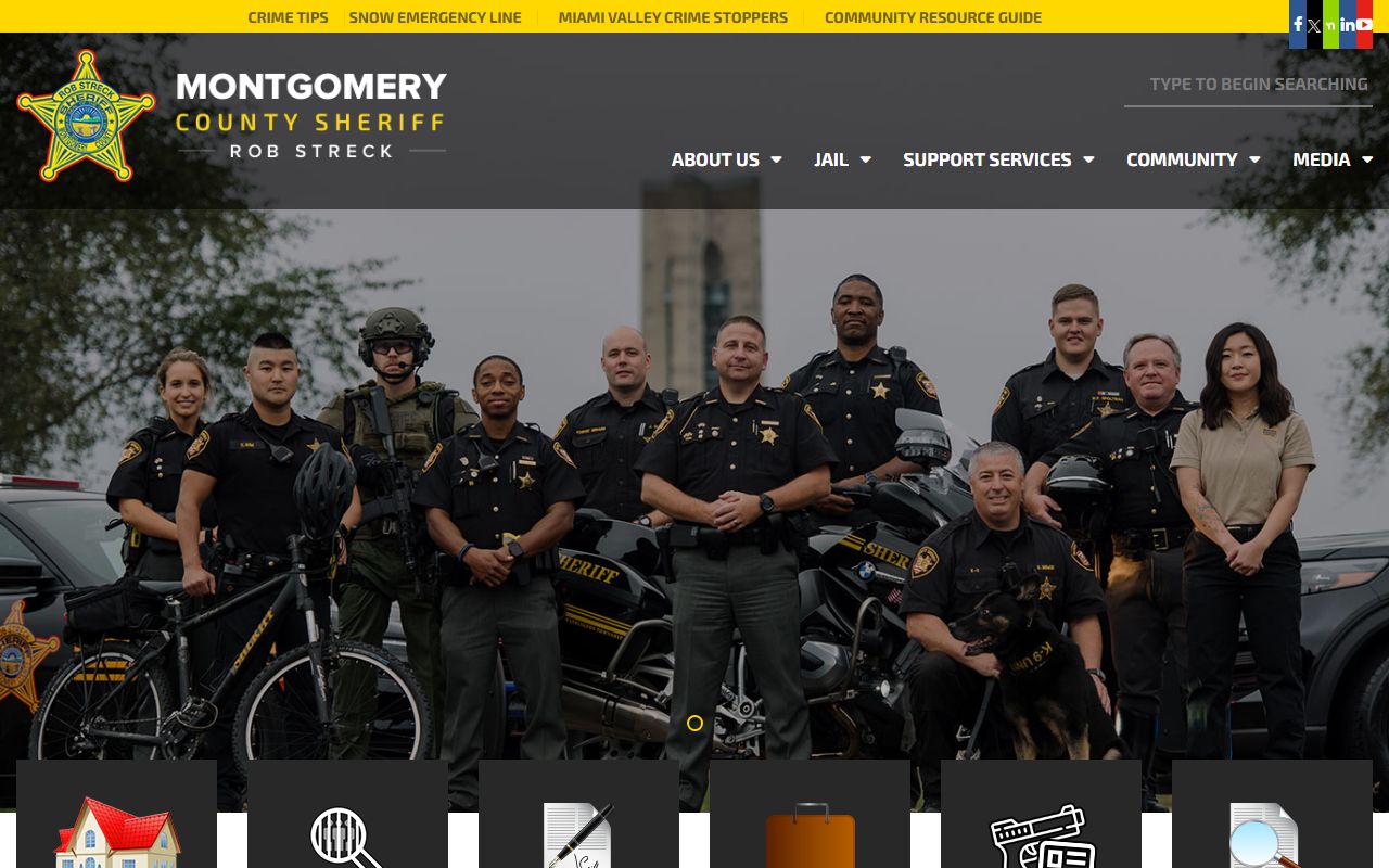 Montgomery County inmate population sheriff office website