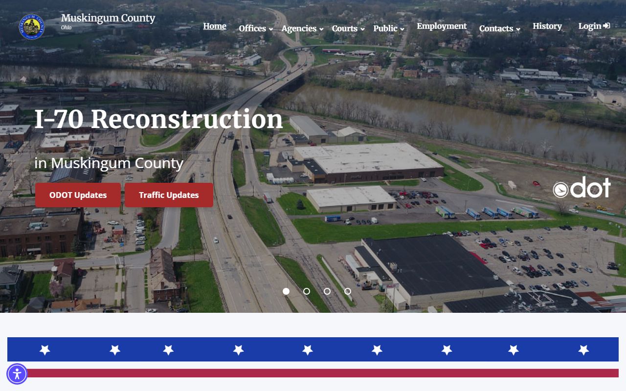 Muskingum County inmate population government jail page