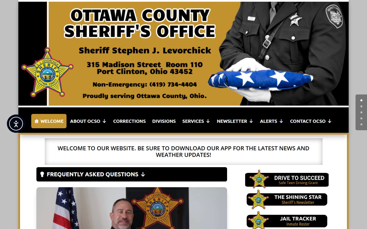 Ottawa County inmate population sheriff office website