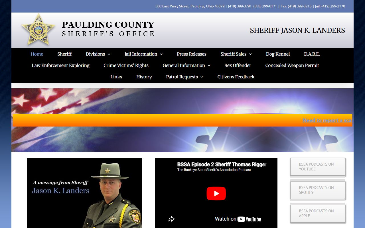 Paulding County inmate population sheriff office website