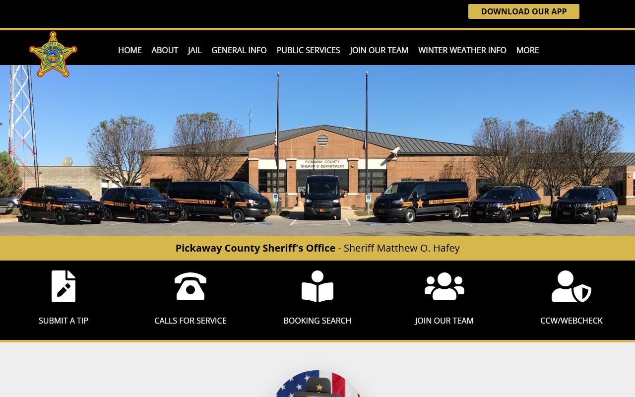 Pickaway County inmate population sheriff office website