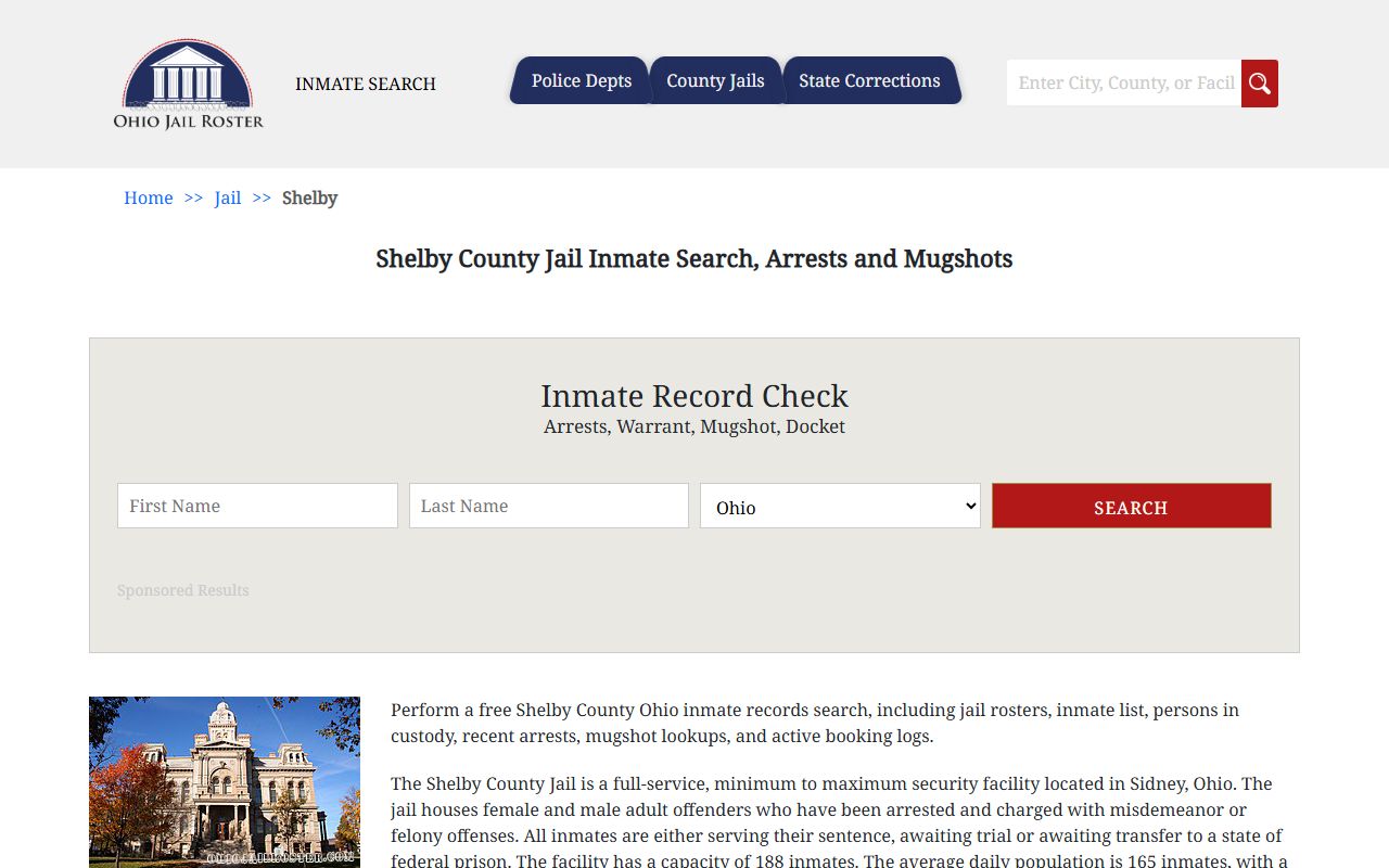 Shelby County inmate population jail roster