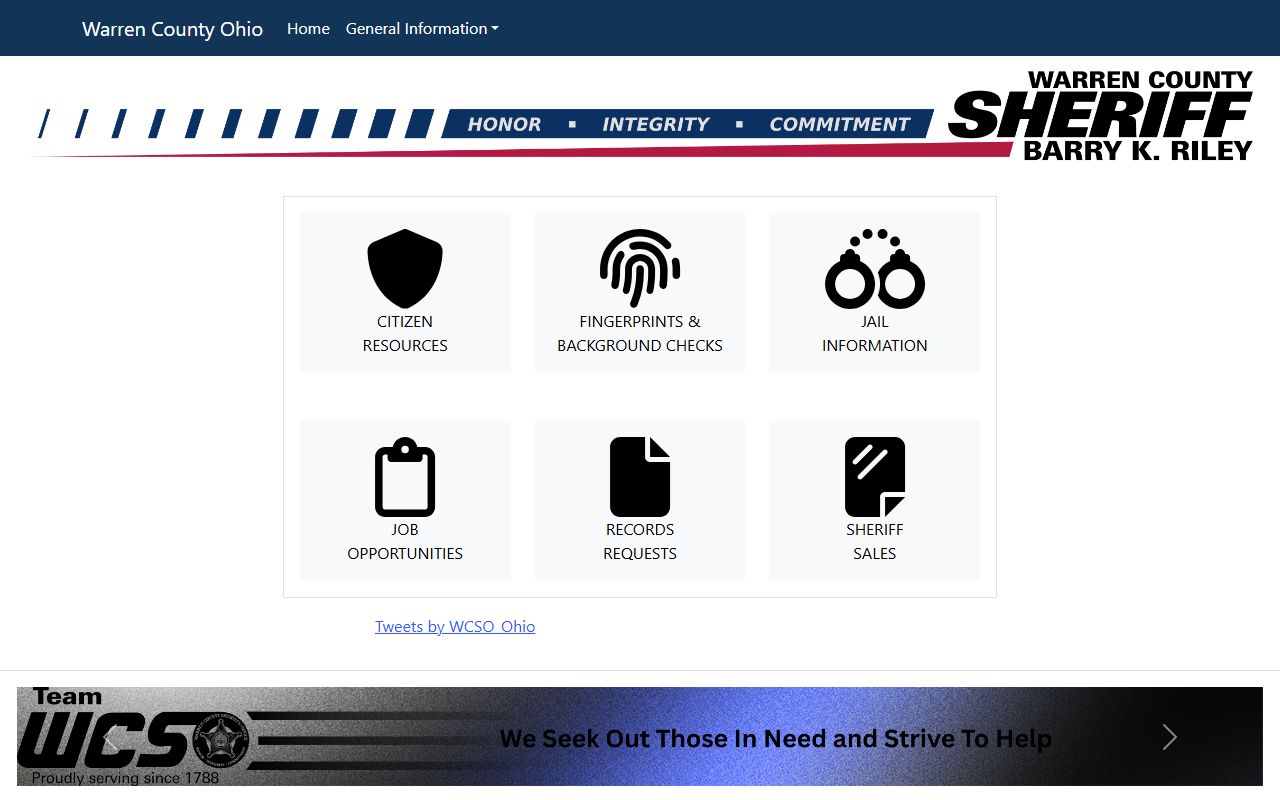 Warren County inmate population sheriff office website